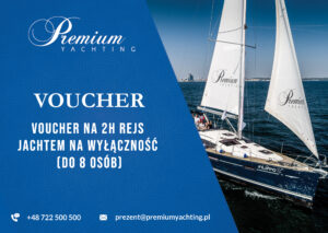 Voucher na 2h rejs jachtem na wyłączność (do 8 osób)