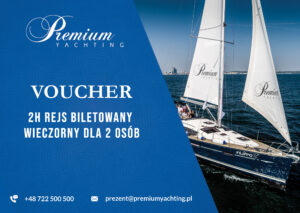 Voucher na 2h rejs biletowany wieczorny dla 2 osób